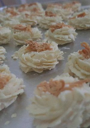 Foto resep Sagu keju a.k.a rentak keju lumer #prramadhan_kukirainikukis