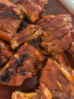 Una foto de Costillas bbq
