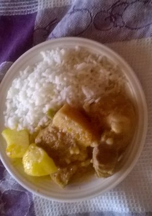 A picture of Pork stew.