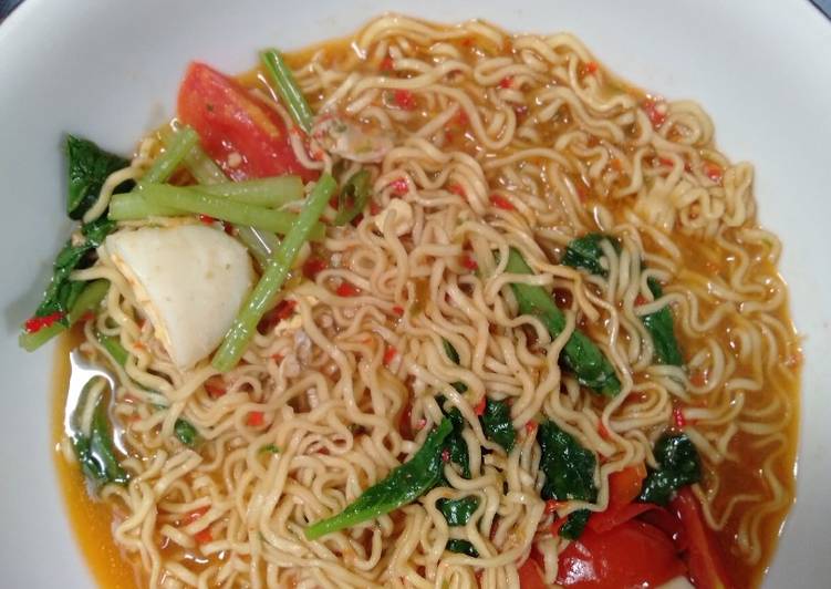 Resep Mie tek-tek kuah yang Lezat