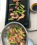 Thịt Nai ướp chao nướng