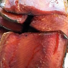 A picture of Brad's smoked salmon.