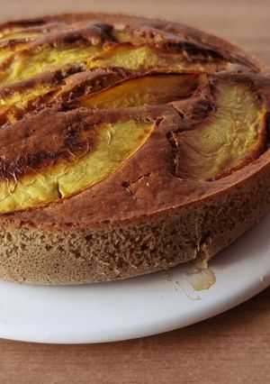 Una foto de Bizcocho de nectarina