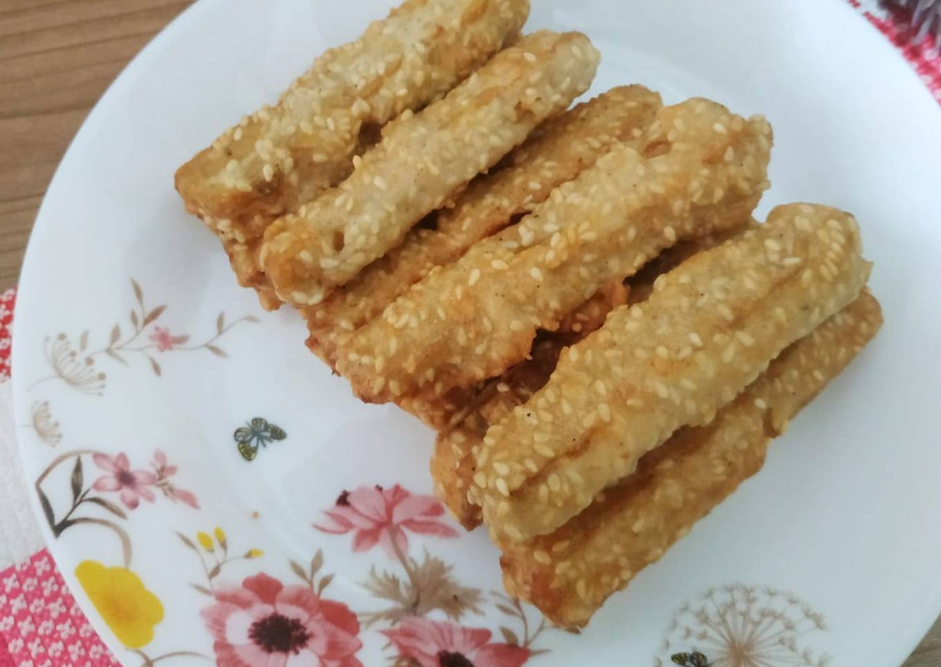 Stik Tempe Goreng Wijen
