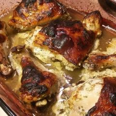 A picture of Greek Marinated Chicken.