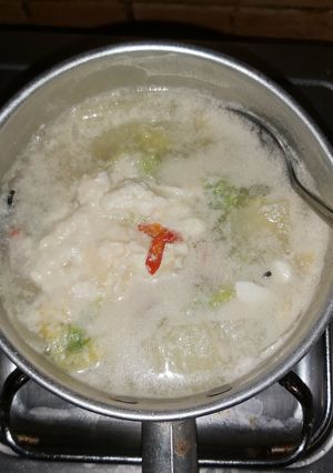 Foto resep Kuah Santan Sawi Putih
