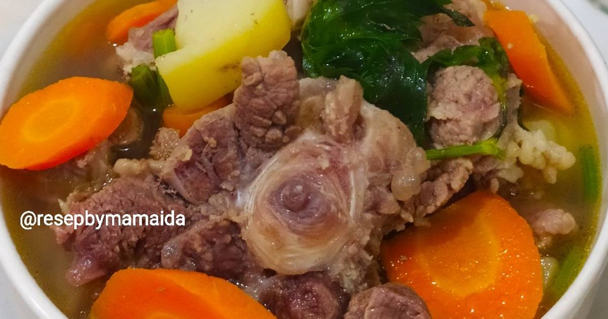 Resep Sop Buntut Sapi Oleh Resep By Mama Ida Cookpad