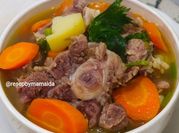 Gambar sop buntut daging sapi