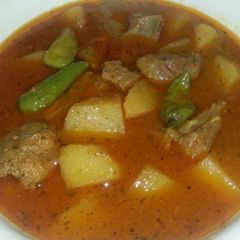 A picture of Allu gosht.