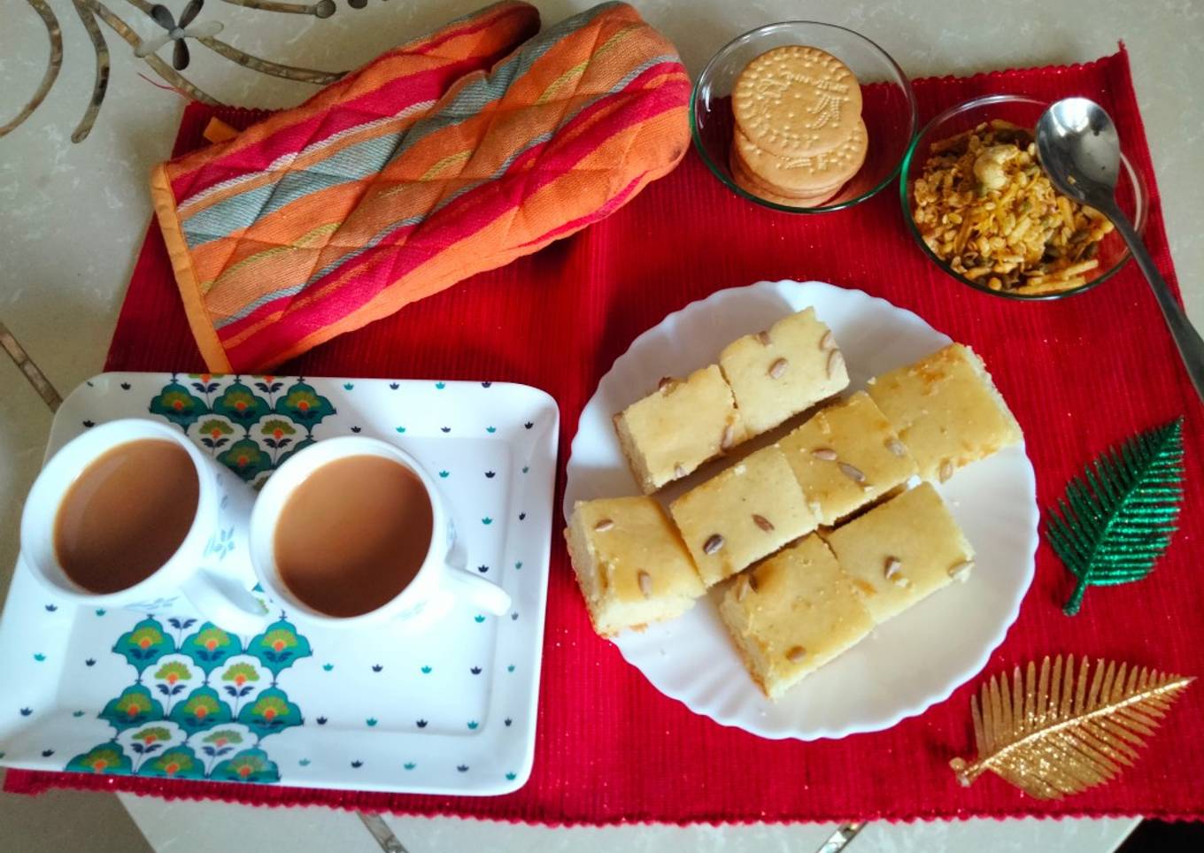 Tea Time Baked Milk Cake