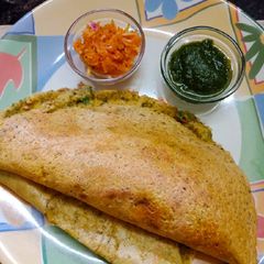 A picture of Moong Dal Sprouts Dosa.