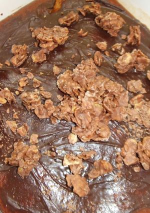 Foto principal de Pastel de manzanas y limón con baño de chocolate para Caroline
