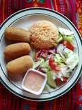 Croquetas de papa con jamón