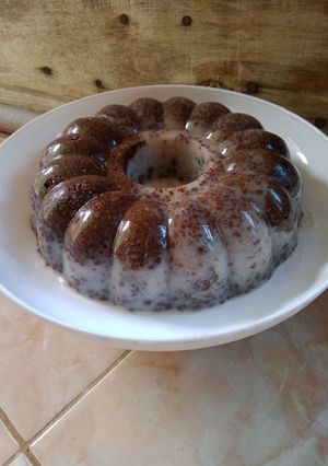 Foto resep Puding Susu Coklat Crumble