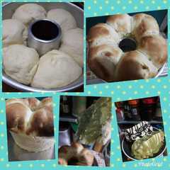 A picture of Roti Tawar (#beranibaking_brani sharing).