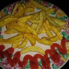 A picture of French fries.