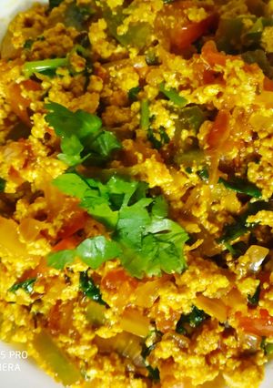 A picture of Paneer bhurji.