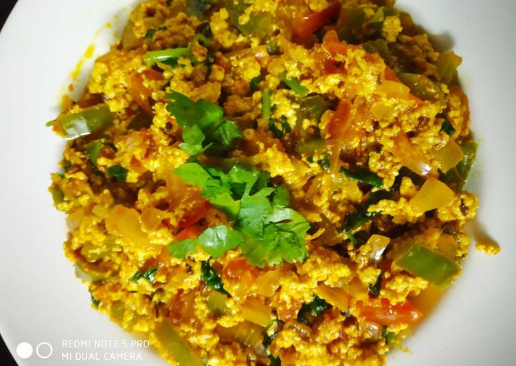 Step-by-Step Guide to Make Favorite Paneer bhurji