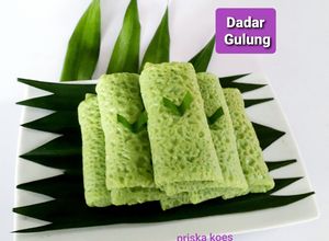 Foto resep Dadar Gulung Unti (daun suji)