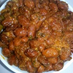 A picture of Beans curry #4weekschallenge.