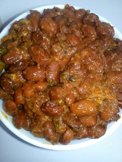 A picture of Beans curry #4weekschallenge.