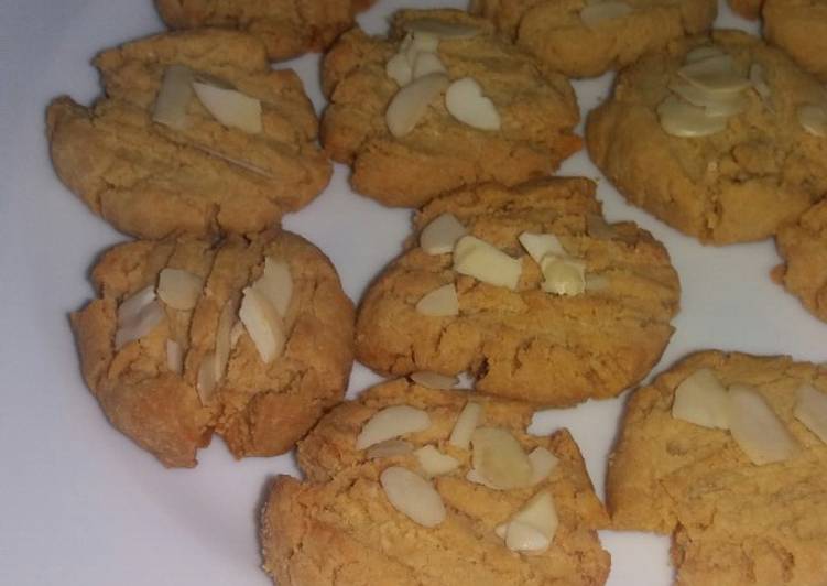 Resep Chewy Almond Cheese Cookies #keto, Enak Banget