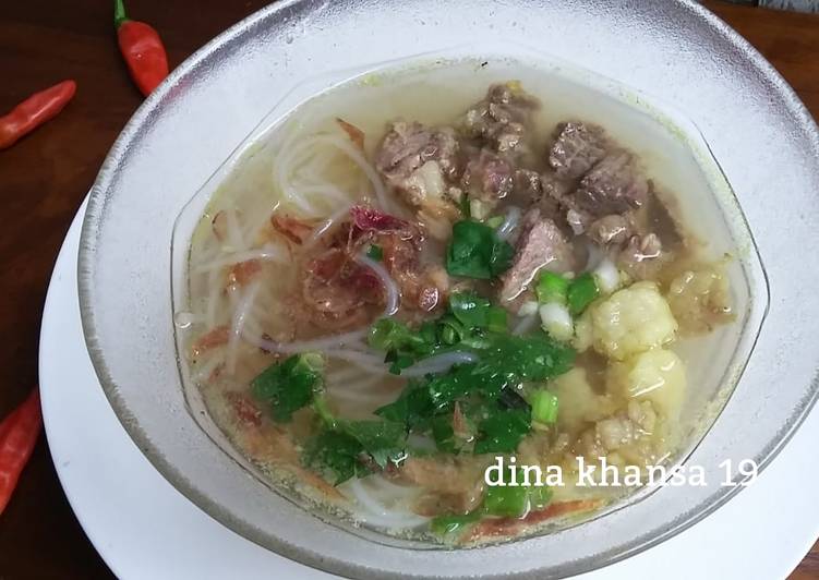 Resep Soto daging bening #nyamlengtenan, Menggugah Selera