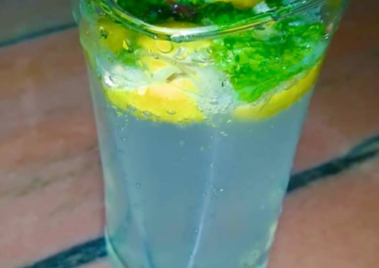 Steps to Prepare Homemade Lemon mint mojito