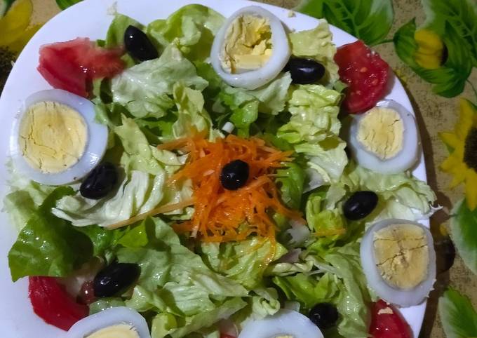 Salade à l'œuf d'oie 😍