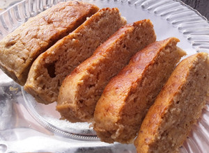 Una foto de Torta de banano sin huevo🍮🍯🥧