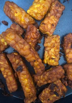 Gambar Tempe goreng bawang putih
