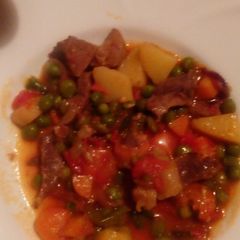 A picture of Beef stew.