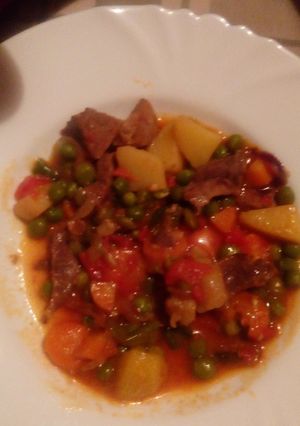 A picture of Beef stew.
