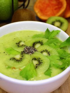 Una foto de Smoothie Bowl detox verde