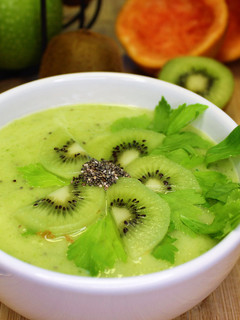 Una foto de Smoothie Bowl detox verde