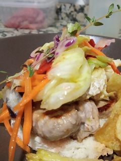 Una foto de Tosta de solomillo ibérico