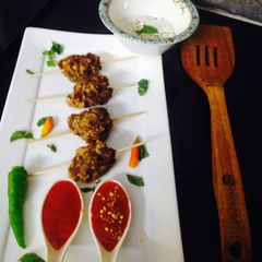 Mince fried gola kabab A picture of Mince fried gola kabab.