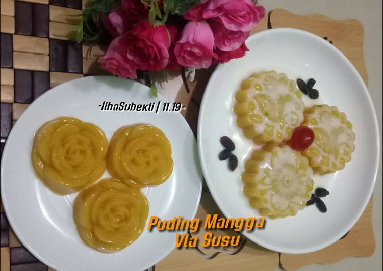 34. Puding Mangga Vla Susu