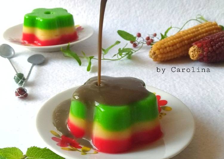 Resep Rasta Corn Pudding w/ Black Sauce yang Bisa Manjain Lidah