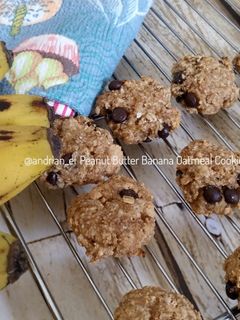 Foto resep Peanut Butter Banana Oatmeal Cookies