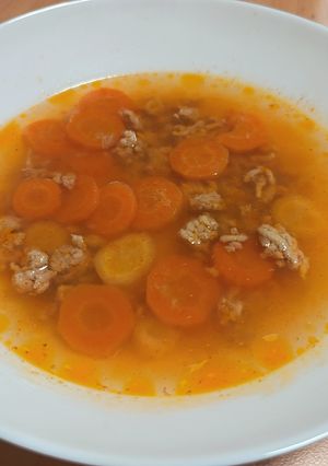 Darált hús leves recept fotója
