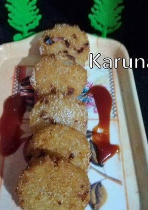 A picture of Poha cutlet.