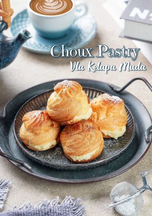 Foto resep Choux Pastry Vla Kelapa Muda