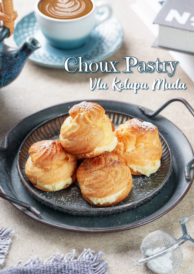Foto resep Choux Pastry Vla Kelapa Muda