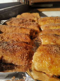 Una foto de Torrijas a la placha