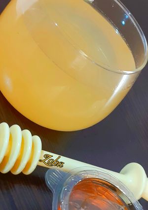 عکسی از دستور دمنوش زنجبیلی با عسل و لیمو🍯🍠