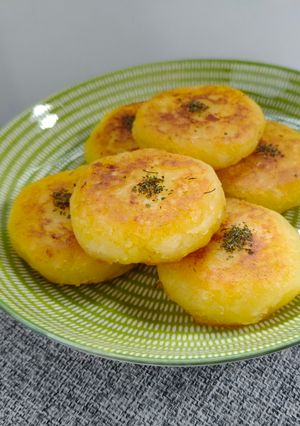 Foto resep Korean Cheese Potato Pancake