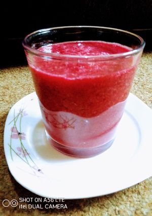 A picture of BeetBana Smoothie.