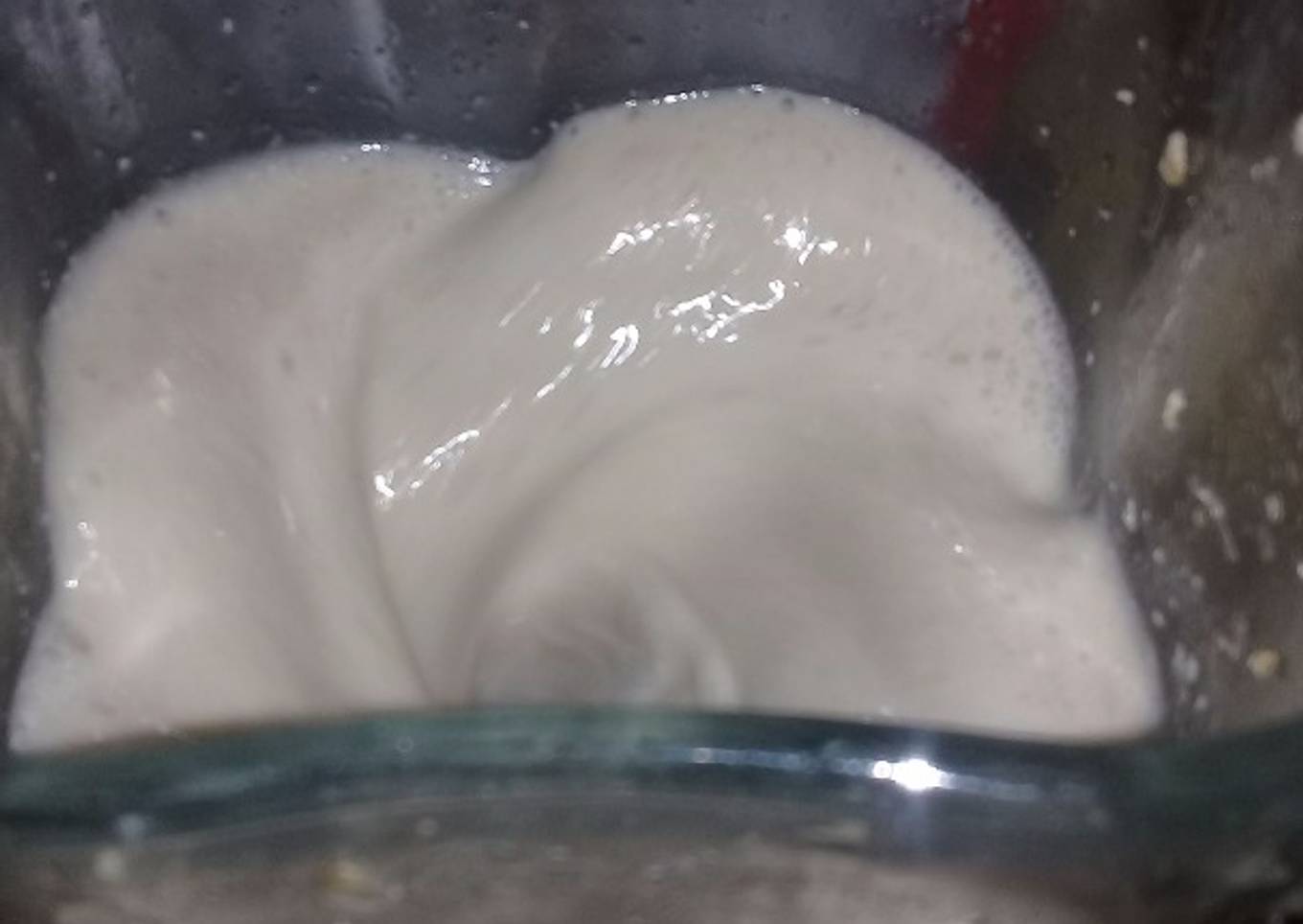 Agua de avena con plátano