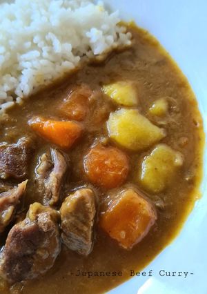A picture of Japanese Beef Curry.